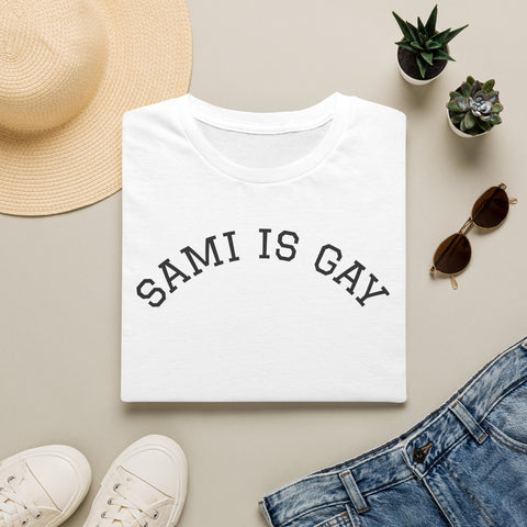 T-Shirt — "SAMI IS GAY" Classic Pride Tee