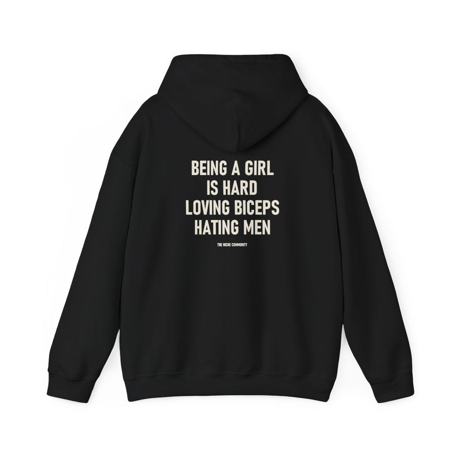 Loving Biceps* Hoodie, Black