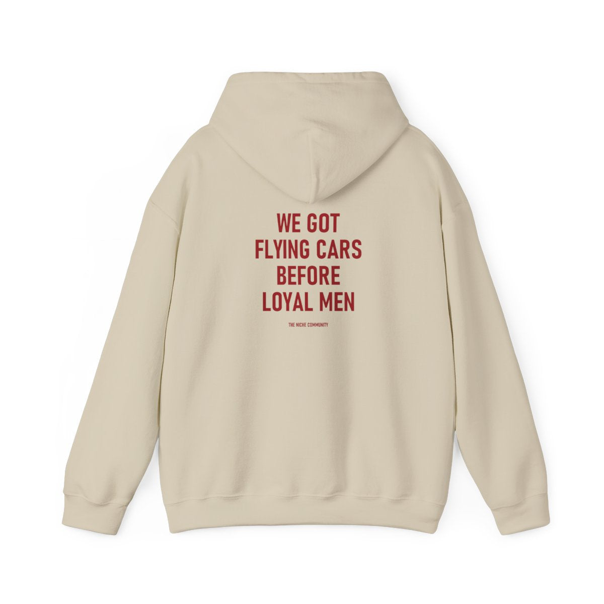 Loyal Men* Hoodie in Sand, back