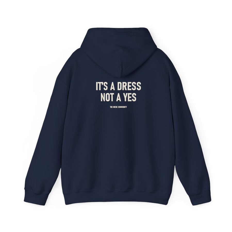 Not A Yes* Hoodie, Navy