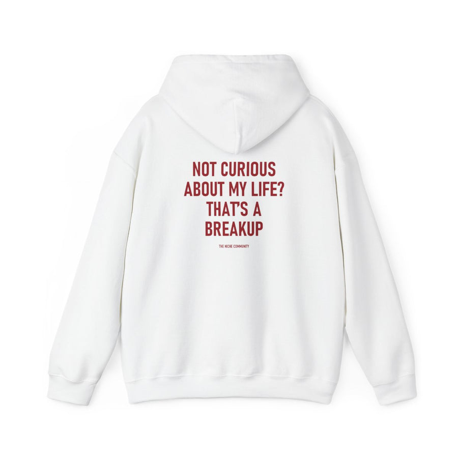 Not Curious* Hoodie, White