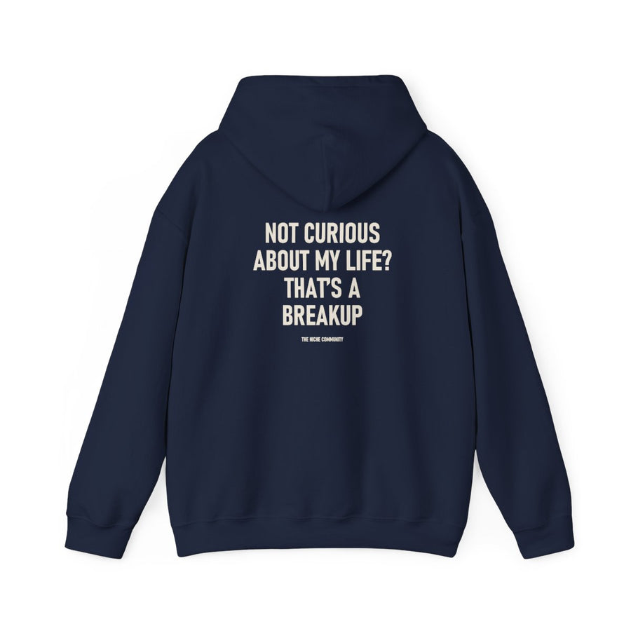 Not Curious* Hoodie, Navy