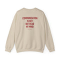 Read My Mind* Crewneck Sweatshirt in Sand, back