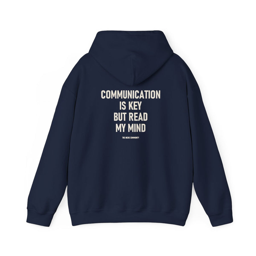 Read My Mind* Hoodie, Navy