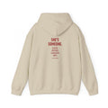 She's Someone* Hoodie in Sand, back